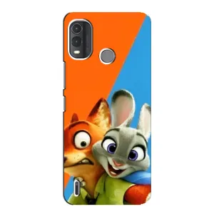 Чехлы ЗВЕРОПОЛИС для Nokia G11 Plus (Ник и Хопс)