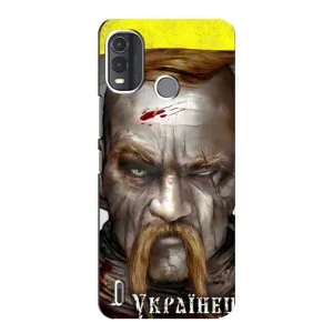 Чехол с картинкой (Патриотический КОЗАК) на Nokia G11 Plus (Одноглазый Козак)