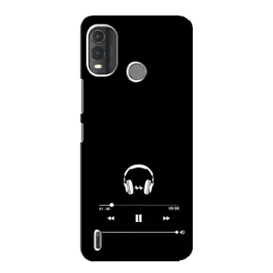 Чехол с картинками на черном фоне для Nokia G11 Plus (Плеер)