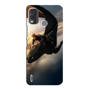 Чехол дракон Беззубик для Nokia G11 Plus (Полет Беззубика)