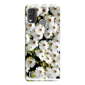 Чехол с ромашками на Nokia G11 Plus (Рамка в ромашках)