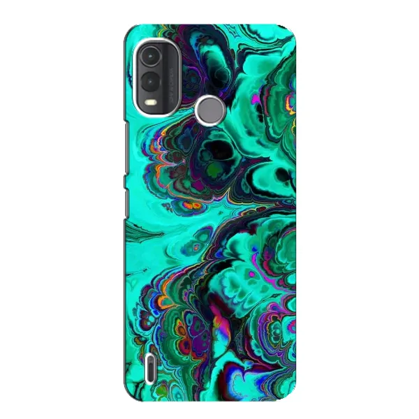 Чехол с рисунком «Салатный мрамор» для Nokia G11 Plus Чехол с рисунком «Салатный мрамор» для Nokia G11 Plus