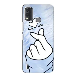 Чехлы (Знак сердечка) на Nokia G11 Plus (Сердечка знак)