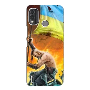 Чехол с картинкой (Патриотический КОЗАК) на Nokia G11 Plus (Сильный Козак)