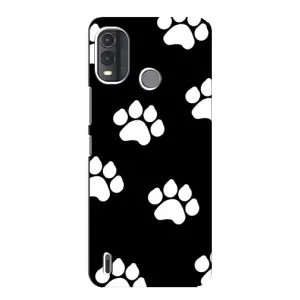 Бампер для Nokia G11 Plus с картинкой "Песики" (Следы собак)