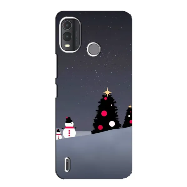 Чехол с рисунком «Снеговички» для Nokia G11 Plus Чехол с рисунком «Снеговички» для Nokia G11 Plus