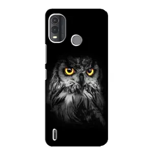 Чехлы с принтом СОВЫ для Nokia G11 Plus (Сова на чёрном)