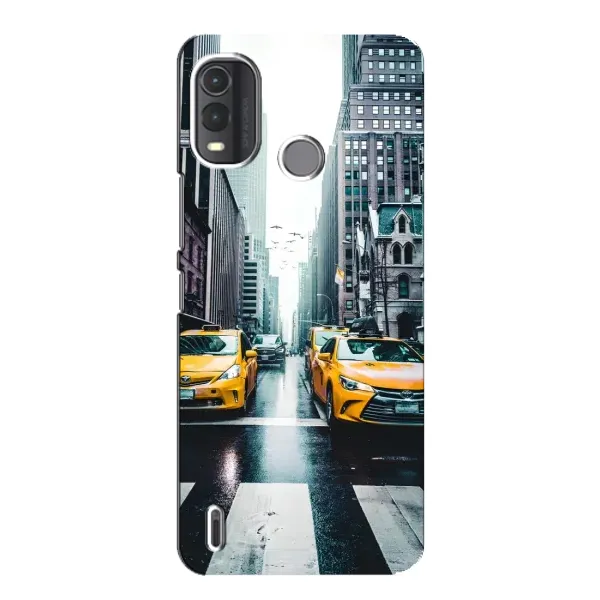 Чехол с рисунком «Такси» для Nokia G11 Plus Чехол с рисунком «Такси» для Nokia G11 Plus