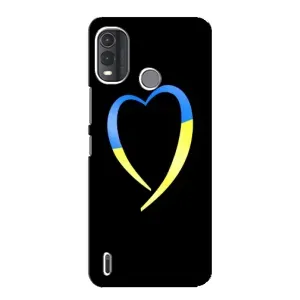 Силіконовий Чохол на Nokia G11 Plus (Я-Україна) (Українське серце)