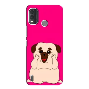 Чехол (ТПУ) Милые собачки для Nokia G11 Plus (Веселый Мопсик)