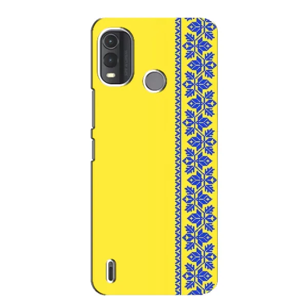 Чехол с рисунком «Вышиванка на желтом» для Nokia G11 Plus Чехол с рисунком «Вышиванка на желтом» для Nokia G11 Plus