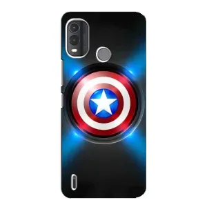 Чохол с Щітом Капітана Америки на Nokia G11 Plus (Яскраий Щит Капітана)