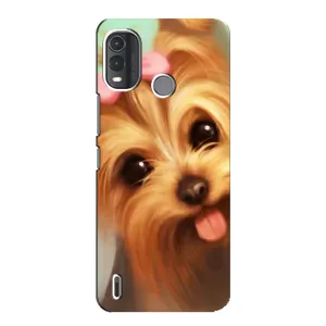 Чехол (ТПУ) Милые собачки для Nokia G11 Plus (Йоршенский терьер)