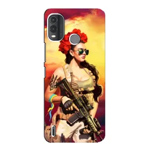 ЗСУ Чехлы (TPU) для Nokia G11 Plus (Женщина солдат)