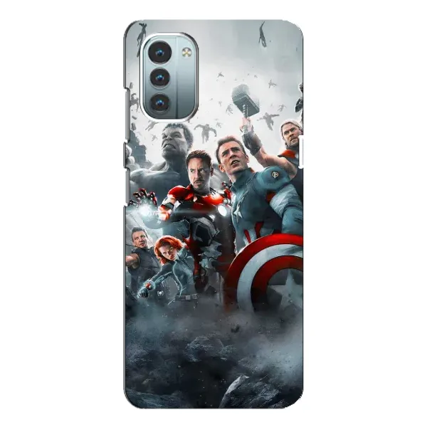 Чехол с рисунком «Команда марвел» для Nokia G11 Чехол с рисунком «Команда марвел» для Nokia G11