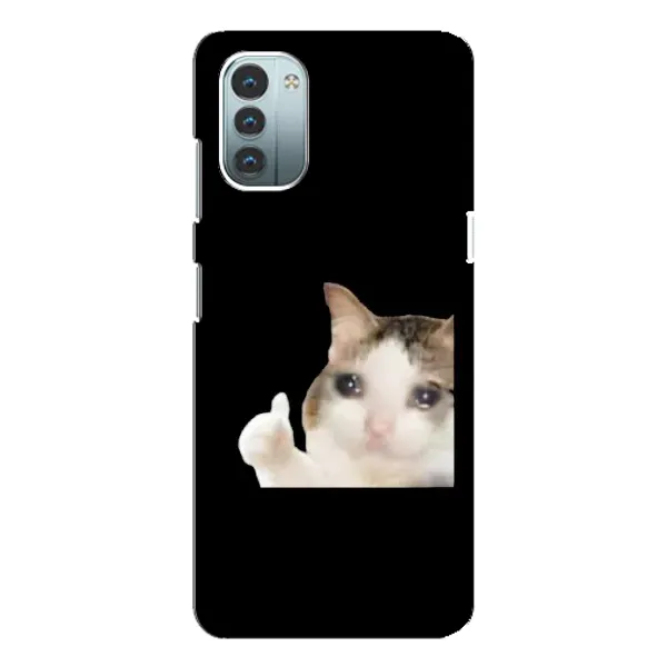Чехол с рисунком «Кот в слезах» для Nokia G11 Чехол с рисунком «Кот в слезах» для Nokia G11