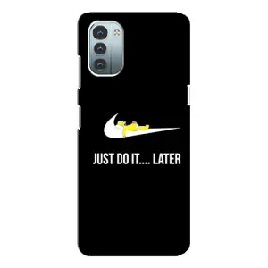 Силиконовый Чехол на Nokia G11 с картинкой Nike (Later)