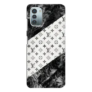 Чехол Стиль Louis Vuitton на Nokia G11 (LV на белом)