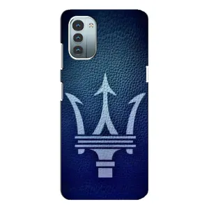 Чехлы с тематикой "Крутые машины" на Nokia G11 (Лого Maserati)