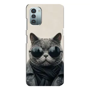 Чехол на тематику: Коты для Nokia G11 (Модный кот)