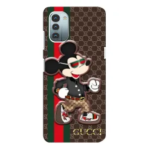 Чехлы Бренд GUCCI для Nokia G11 (Маус Гуччи)