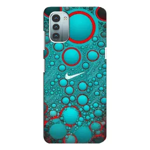 Силиконовый Чехол на Nokia G11 с картинкой Nike (Найк зеленый)