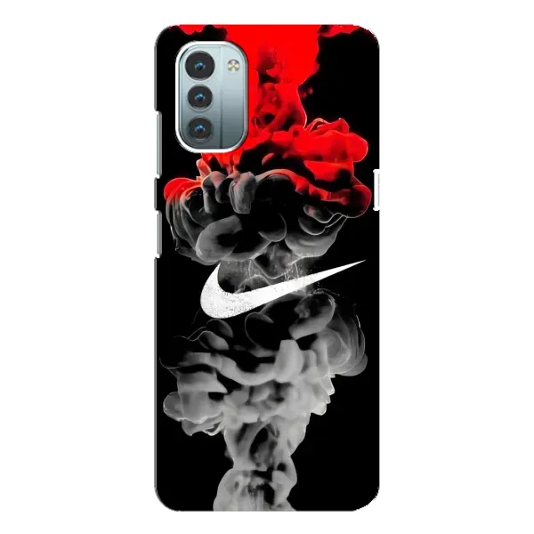 Чехол с рисунком «Nike дым» для Nokia G11 Чехол с рисунком «Nike дым» для Nokia G11