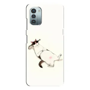 Чехол на тематику: Коты для Nokia G11 (Отдых)