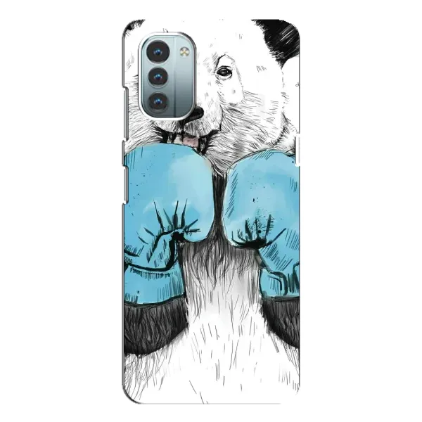 Чехол с рисунком «Панда боксер» для Nokia G11 Чехол с рисунком «Панда боксер» для Nokia G11