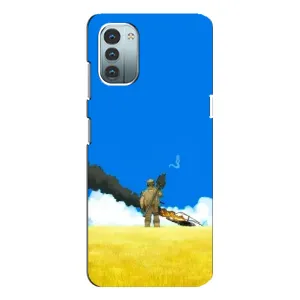 Чехлы на военную тематику для Nokia G11 (Попадание)