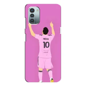 Чехлы Лео Месси в Майами на Nokia G11 (Празднование Месси)