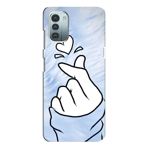 Чехол с рисунком «Сердечка знак» для Nokia G11 Чехол с рисунком «Сердечка знак» для Nokia G11