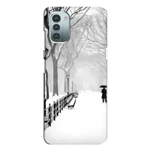 Чехлы на Новый Год Nokia G11 (Снегом замело)