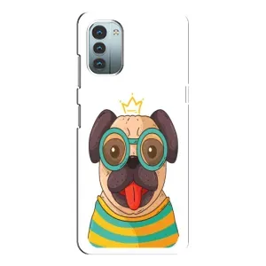 Бампер для Nokia G11 с картинкой "Песики" (Собака Король)