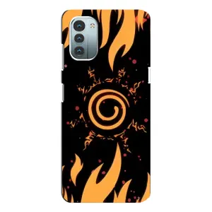 Купить Чехлы на телефон с принтом Anime для Nokia G11 (Солнце Наруто)