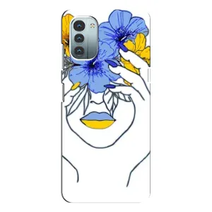 Чехол на Nokia G11 Украинский дизайн (Украинка на всю голову)