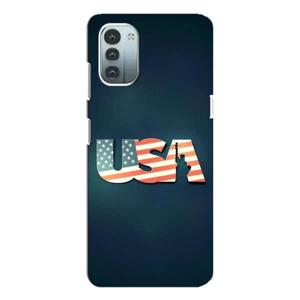 Чехол с рисунком «USA» для Nokia G11 Чехол с рисунком «USA» для Nokia G11