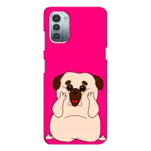 Чехол (ТПУ) Милые собачки для Nokia G11 (Веселый Мопсик)