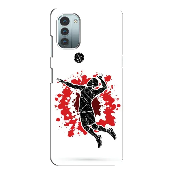 Чехол с рисунком «Волейболист» для Nokia G11 Чехол с рисунком «Волейболист» для Nokia G11