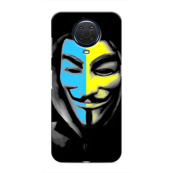Чехол с рисунком «Анонимус патриот» для Nokia G20 Чехол с рисунком «Анонимус патриот» для Nokia G20