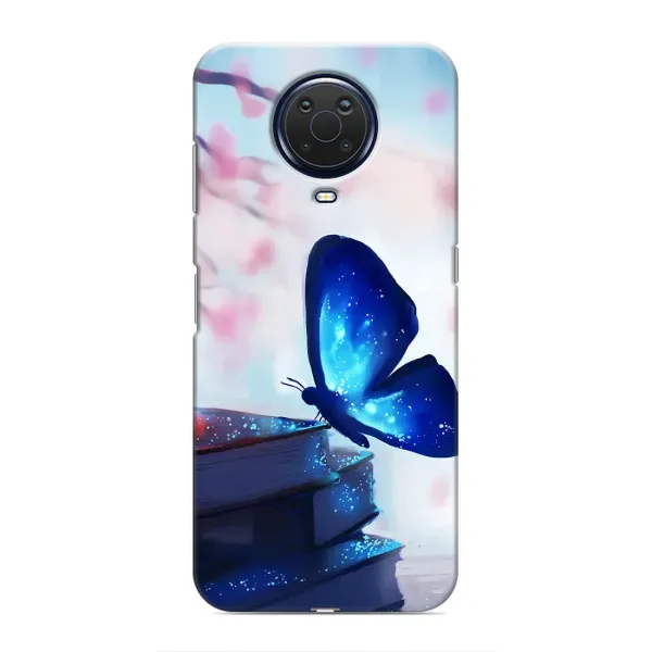 Чехол с рисунком «Бабочка синяя» для Nokia G20 Чехол с рисунком «Бабочка синяя» для Nokia G20