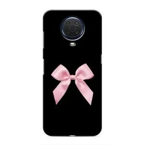 Чохол банти для Nokia G20 (Бант на чорному)