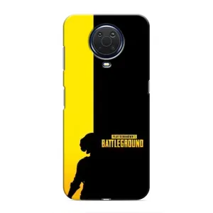 Чехол (TPU) с картинкой "Лого Пабг" на Нокиа Джи 20 (Battlegrounds)