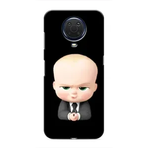 Мультяшный принт на Чехол для Нокиа Джи 20 (Бос)