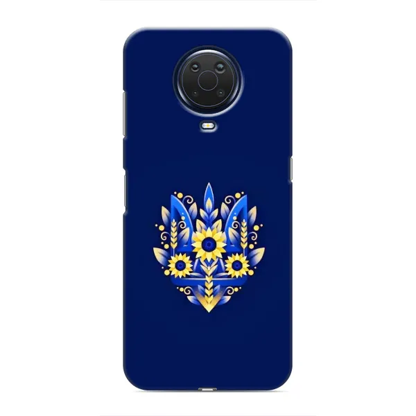 Чехол с рисунком «Цветущий Герб» для Nokia G20