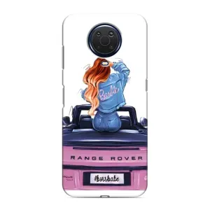 Силиконовый Чехол на Nokia G20 с картинкой Стильных Девушек (Девушка на машине)