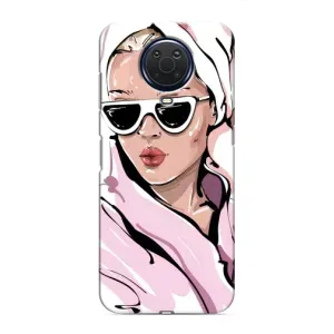 Чехол с картинкой Модные Девчонки Nokia G20 (Девушка в халате)