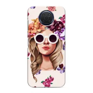Чехол с картинкой Модные Девчонки Nokia G20 (Девушка в очках)