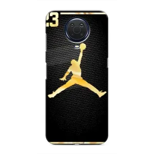 Силиконовый Чехол Nike Air Jordan на Нокиа Джи 20 (Джордан 23)