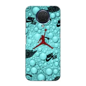 Силиконовый Чехол Nike Air Jordan на Нокиа Джи 20 (Джордан Найк)